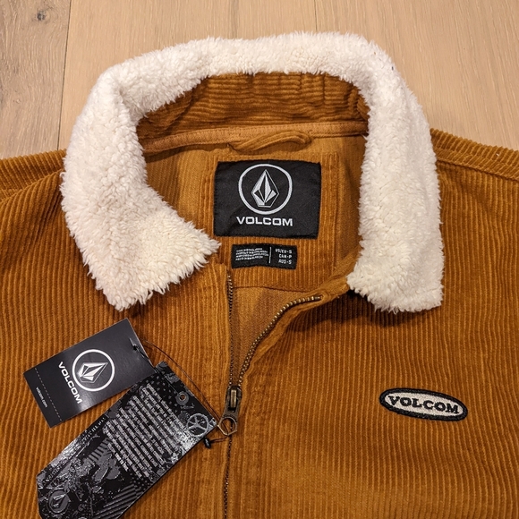 Volcom Men's Brown Corduroy Jacket - Picture 9 of 10